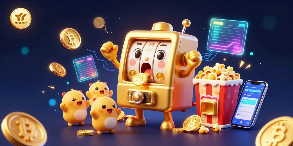 Experience the excitement of rr88 com with the golden slot machine hitting jackpots and cheering baby slots.