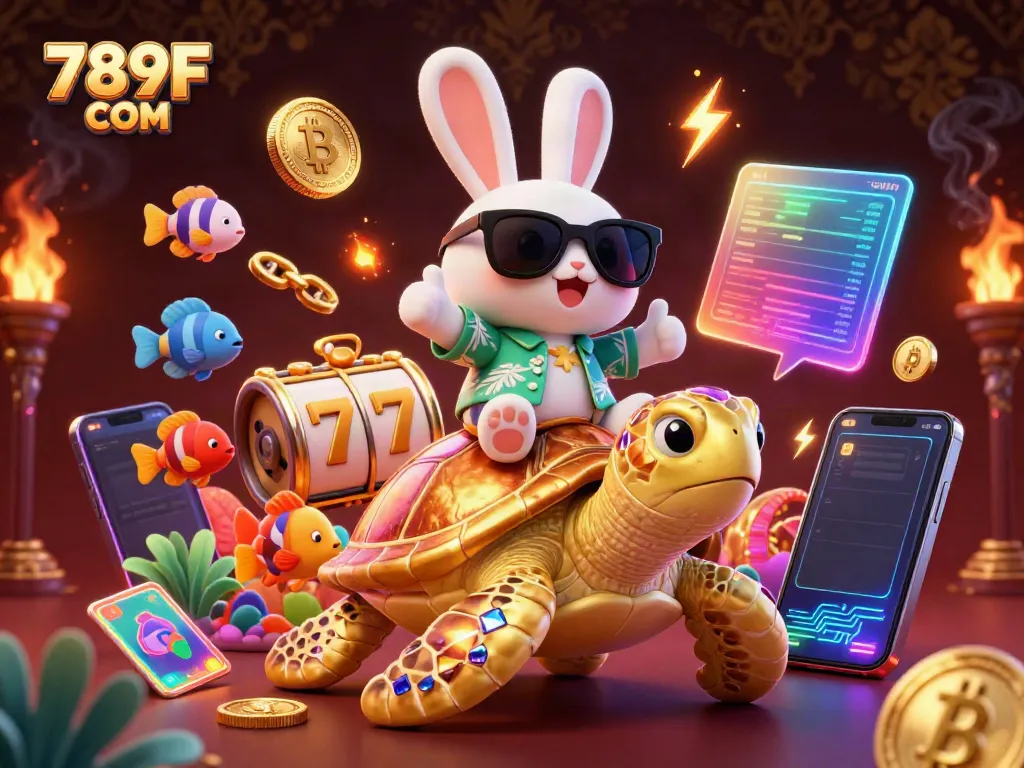 Engage with 789F COM’s exciting online gaming scene featuring vibrant characters and slots.