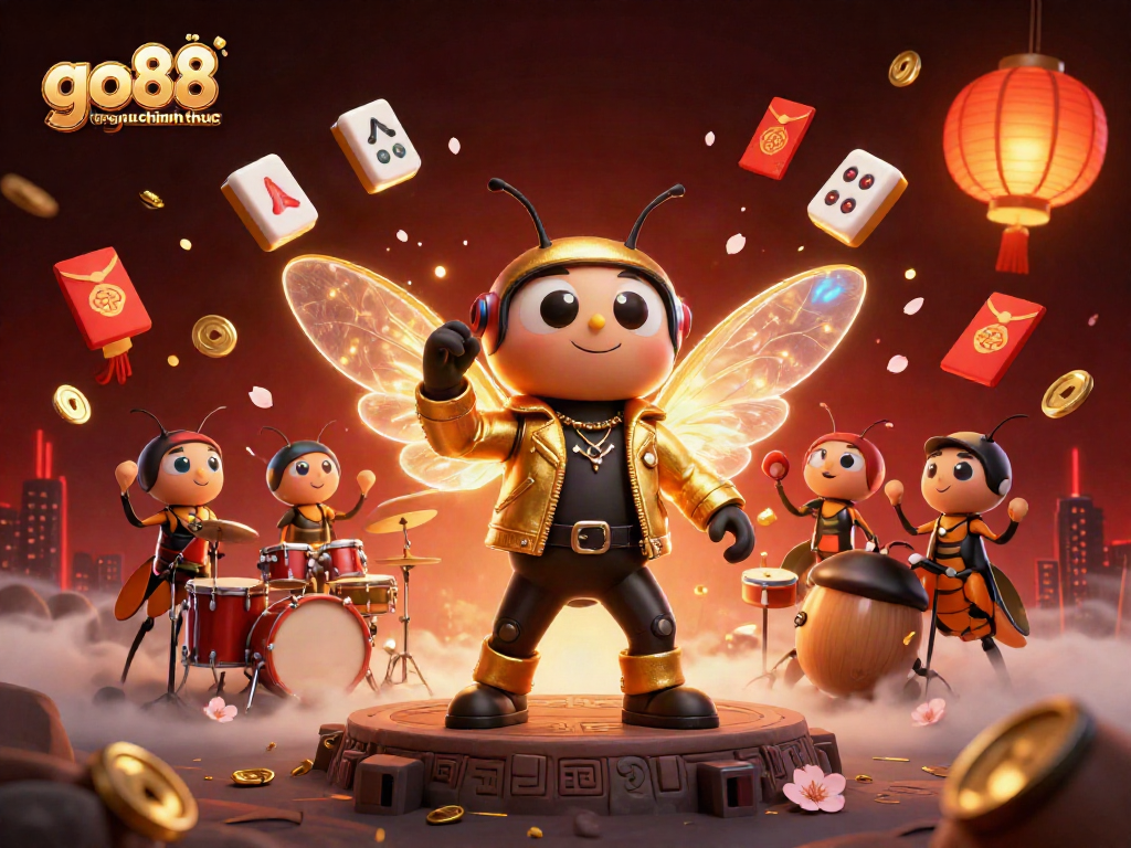 Engage with go88 trang chu chinh thuc through vibrant casino-themed artwork featuring animated characters.