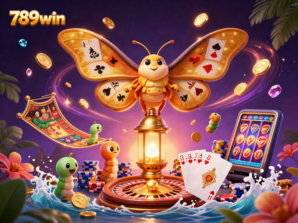 Experience thrilling gaming moments with 789win showcasing a vibrant casino scene.