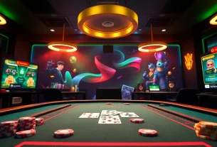 Exciting online gaming scene featuring popular card games at gamebaidoithuong.com.vc.