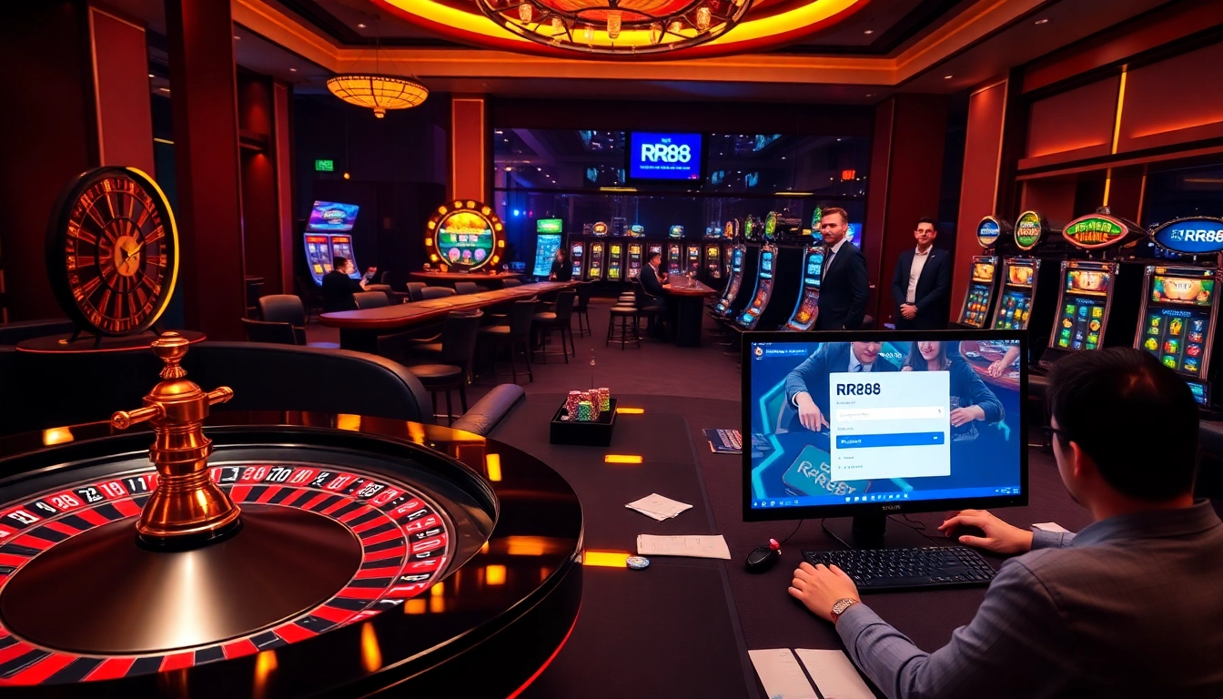 Experience ĐĂNG NHẬP RR88 with vibrant casino tables and exciting gaming visuals.