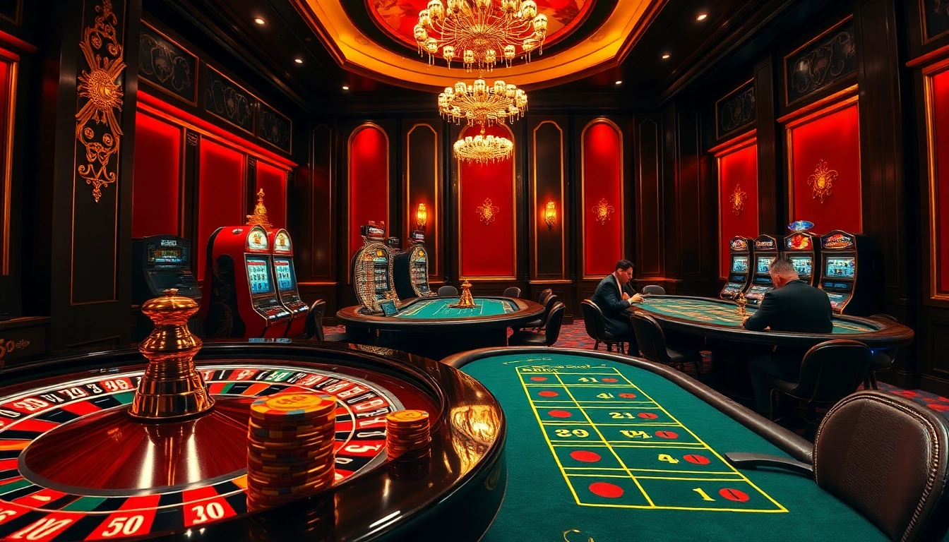Experience the thrill of 68 game bài with engaged players at a vibrant casino table.