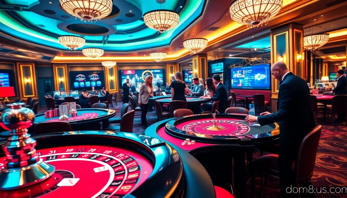 Experience the excitement of casino gaming at dom88.us.com with vibrant tables and thrilling action.
