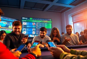 Exciting online betting scene at 888b.bet showcasing users engaged with sports betting.