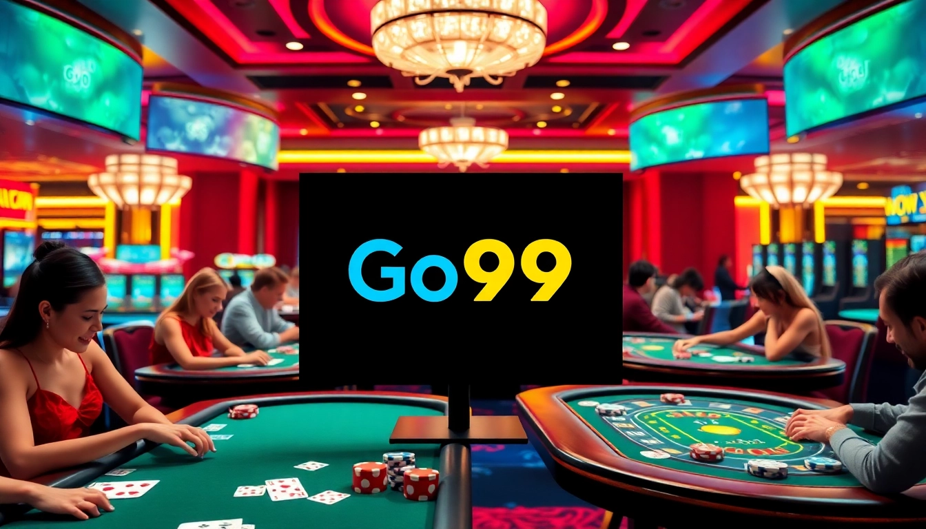Experience online gambling thrills at Go99 with vibrant casino games and a luxurious ambiance.