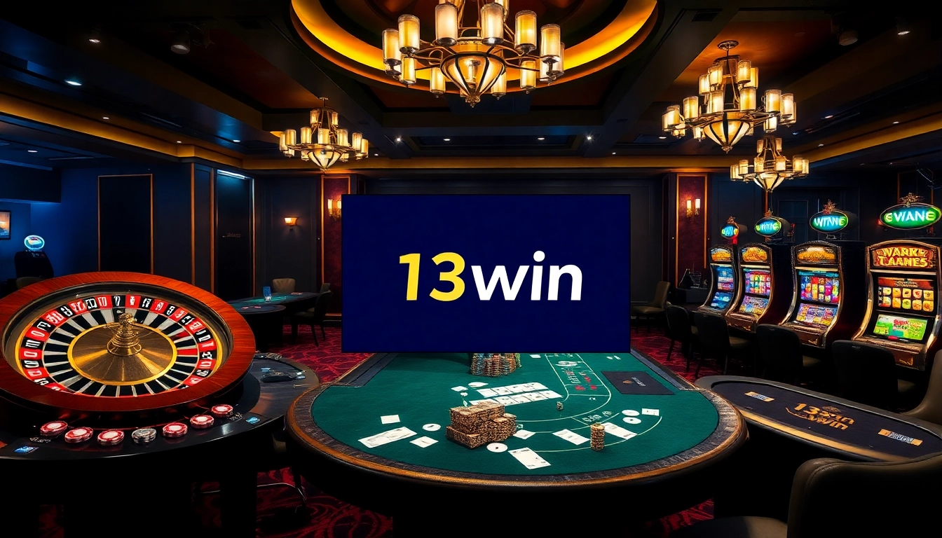 Experience the thrill of gambling at 13win with high-energy casino tables and exciting gameplay.