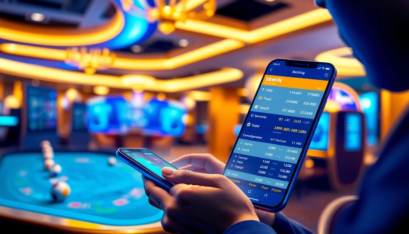Exciting online betting experience at 98wincom.wiki with modern app interface.