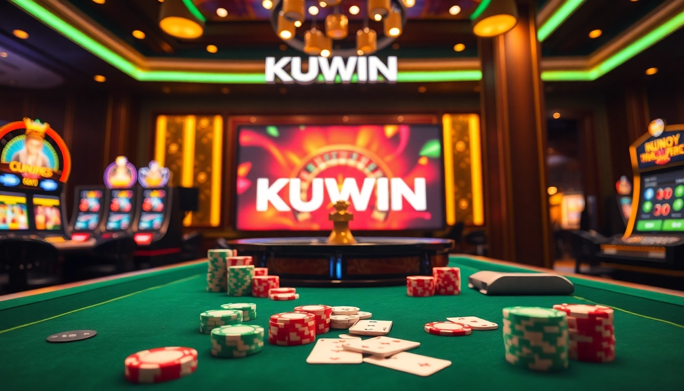 Experience thrilling casino moments with KUWIN, vibrant tables, and dynamic gaming atmosphere.