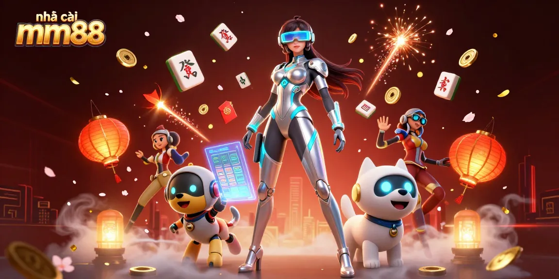 Engage with the stunning world of nhà cái mm88 through vibrant casino elements and dynamic characters.