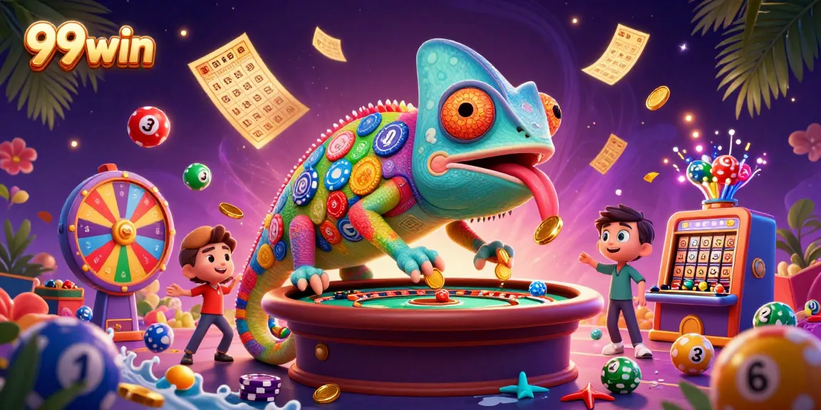 Play dynamic lottery games with 99win’s vibrant casino experience filled with colorful elements.