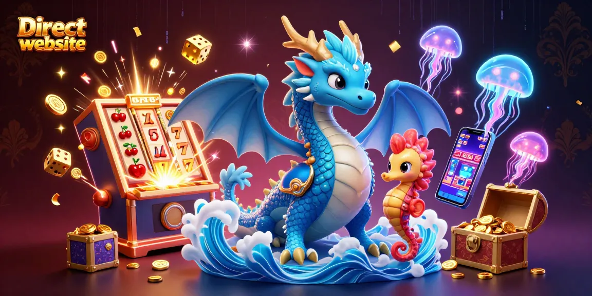 Experience the thrills at a Direct website with vibrant slot machines and magical characters.